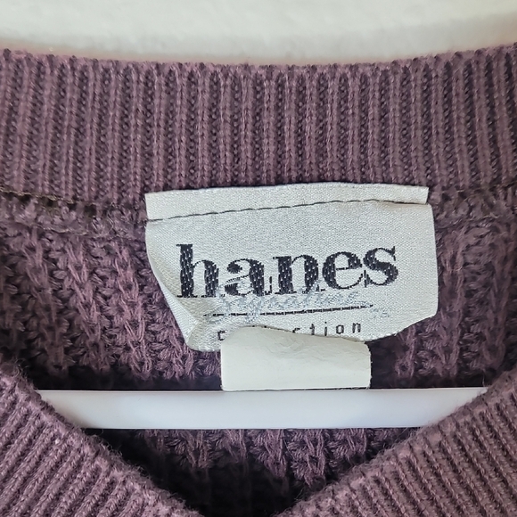 Y2K Vintage Womens Chunky Knit Sweater Pullover Size XL Brown VNeck Minimal - Picture 4 of 8